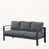 Coussin gris / cadre gris est en rupture de stock