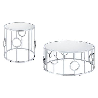 Ensemble de tables basses 2 pièces Chequetta