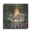 Art mural en métal luxueux «Open Season Campfire» par Art Licensing Studio, 24 po x 24 po-115220718