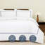 MHG Living Duvet Cover Set Mayfair Navy Baratta Stitch Design Cotton Bedding - Includes 2 Pillowcases-122257732