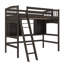 Lit mezzanine simple en bois massif avec bibliothèque Eztli par Harriet Bee-1056345590