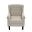 Duward 74Cm Wide Tufted Wingback Armchair with Solid Wood Legs-545297690