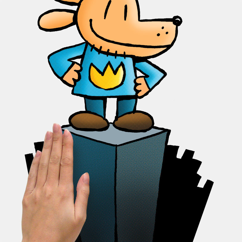 Dog Man and Friends Giant Peel and Stick Wall Decals