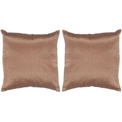Plaid Feather Reversible Throw Pillow
