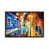 Classic Brown Wood Framed Canvas