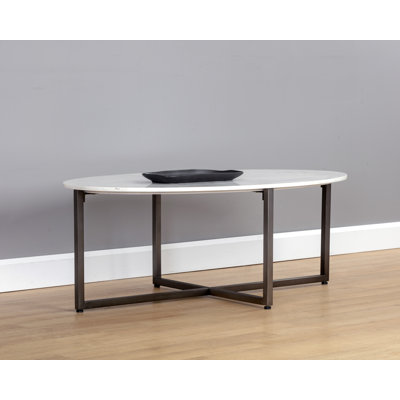 KIARA COFFEE TABLE - OVAL - White