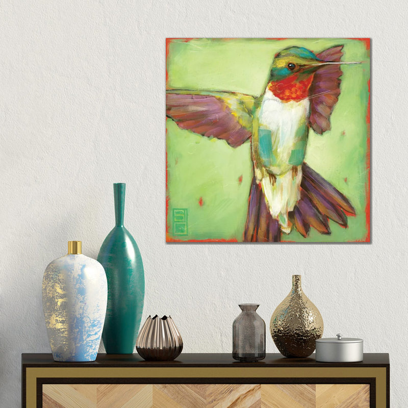 Quest For Flowers III by Stacy DAguiar - Gallery-Wrapped Canvas Giclée on Canvas, 45.72 cm H x 45.72 cm W x 1.91 cm D, Canvas