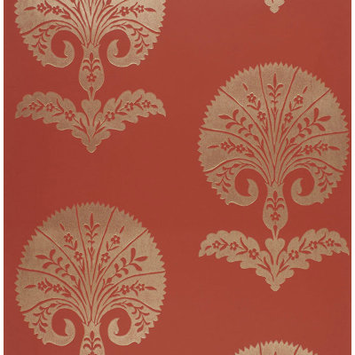 Papier peint fleur de repose-pieds