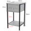 One-Drawer Compact Bedside Cabinet, Wood-Effect Finish, 33cm-1645634408