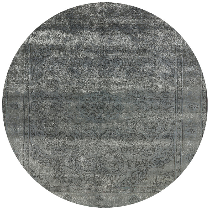 Oriental Indoor Rug, Round 4'