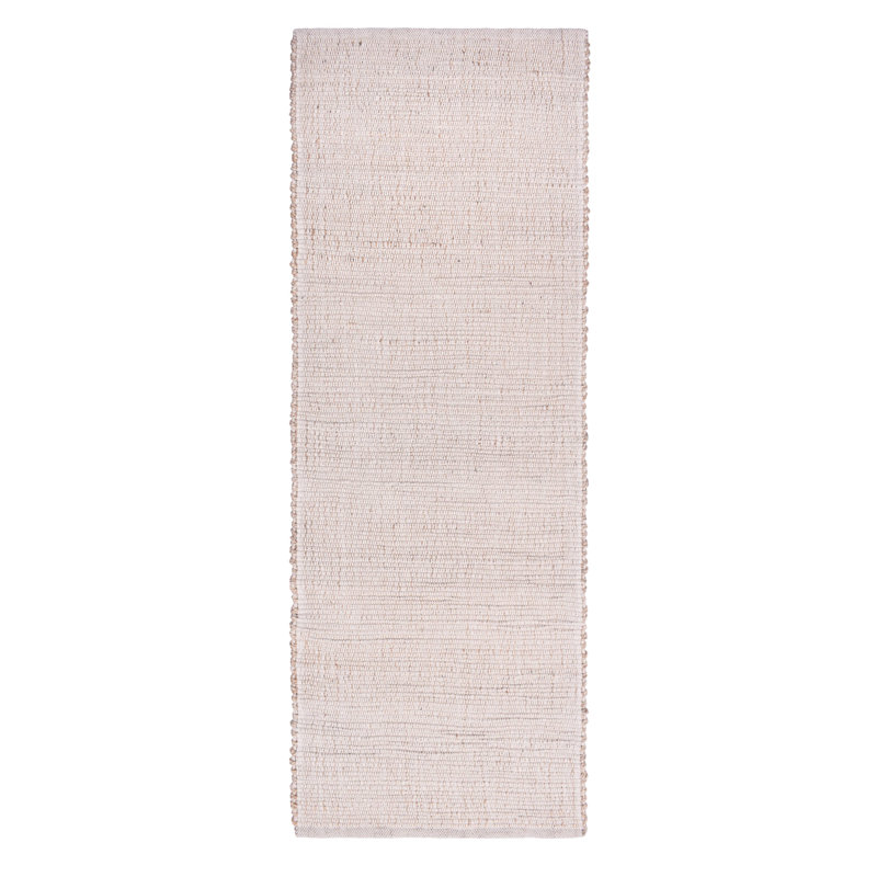 Colston Jute and Cotton Braided Farmhouse Rug, Runner 2' x 6'