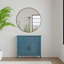 Armoire de rangement en bois massif à 2 tablettes avec 2 tiroirs de rangement Connaught-1072854228