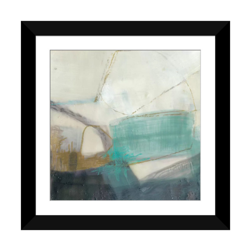 « défense i », reproduction sur toile, H 16 po x l 16 po x P 1 po, Papier d'art encadré noir, Blanc