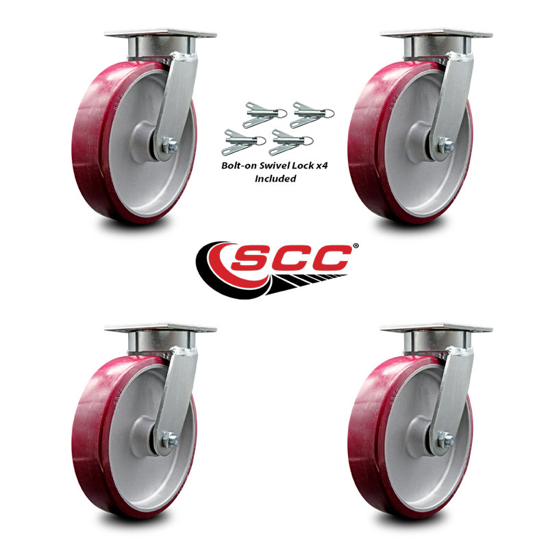 Kingpinless Swivel Caster