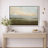 Muted Green Sunrise French Country Landscape Rustic Neutral Large Framed Canvas Print Wall Art Work-119598441-93388640-93388649