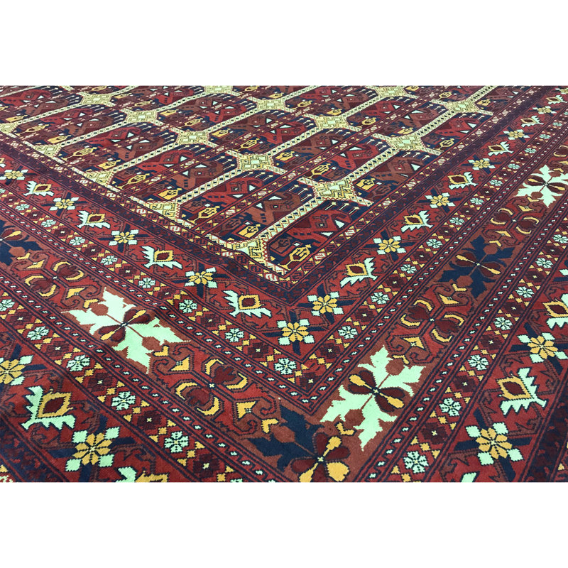 Afghan Wool Southwestern Area Rug