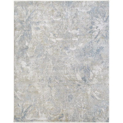 Tapis gris clair / bleu Avia