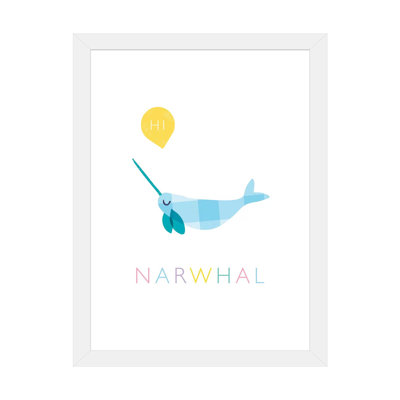 Narwhal - impression d'art graphique