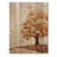 Automne récolte lueur de châtaignier II - Art mural en bois traditionnel sur bois de pin naturel-821969054