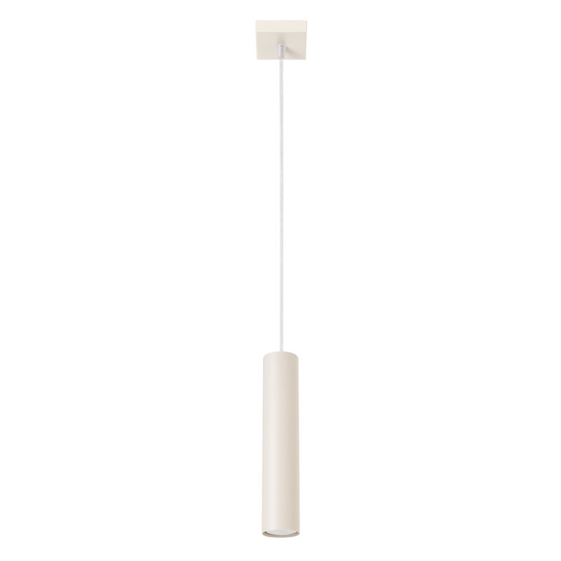 Bergmundur 1 - Light Stainless Steel Pendant, Beige
