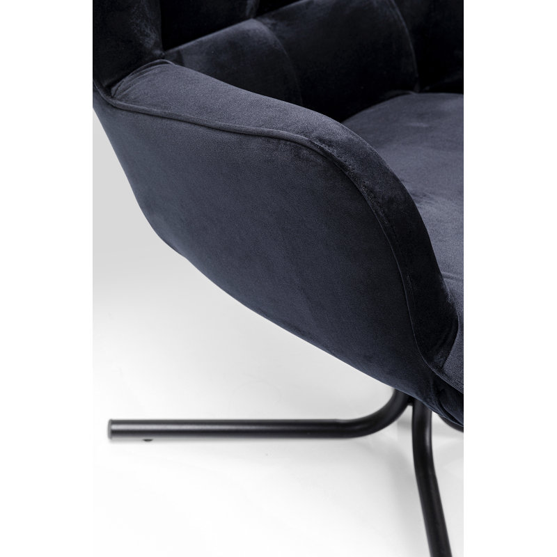 Oscar Armchair, 100 % polyester black