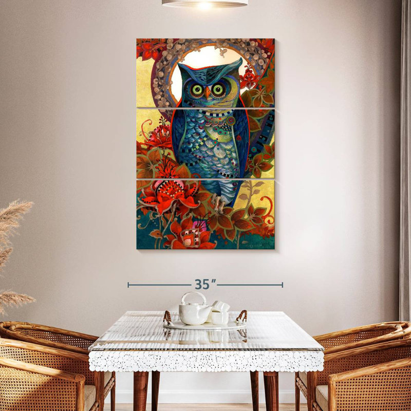 Brampt Owl Hoot, 50" H x 32" W