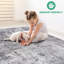 Tapis gris 2X3, sans perte de teinture, tache, hypnotisant pour le salon, la chambre à coucher, la salle à manger, l'espace de bureau
