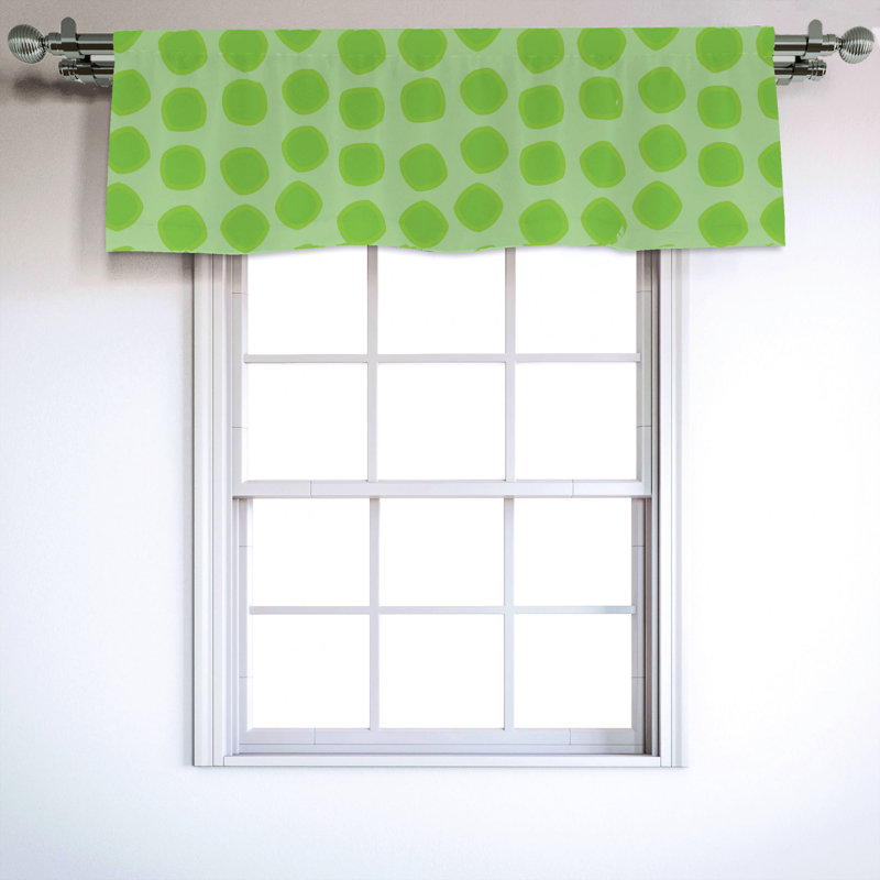Sateen Ruffled Window Valance