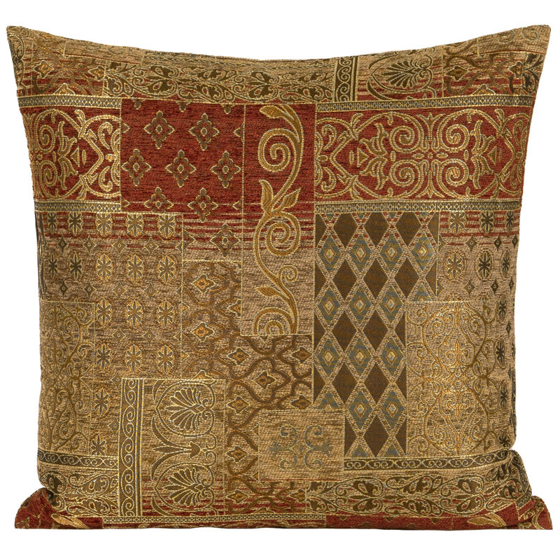 Empress Square Pillow Cover & Insert, Square 16", Feather