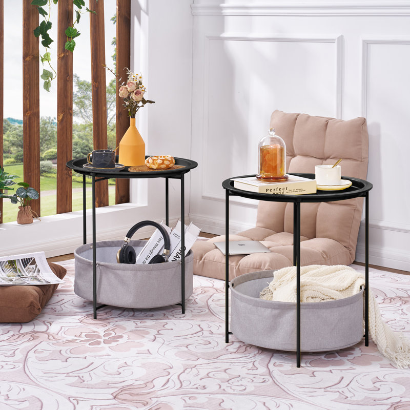 Ensemble de tables de bout Jarrion, Noir