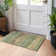 Premium Machine Washable Tweedy Olive Rug