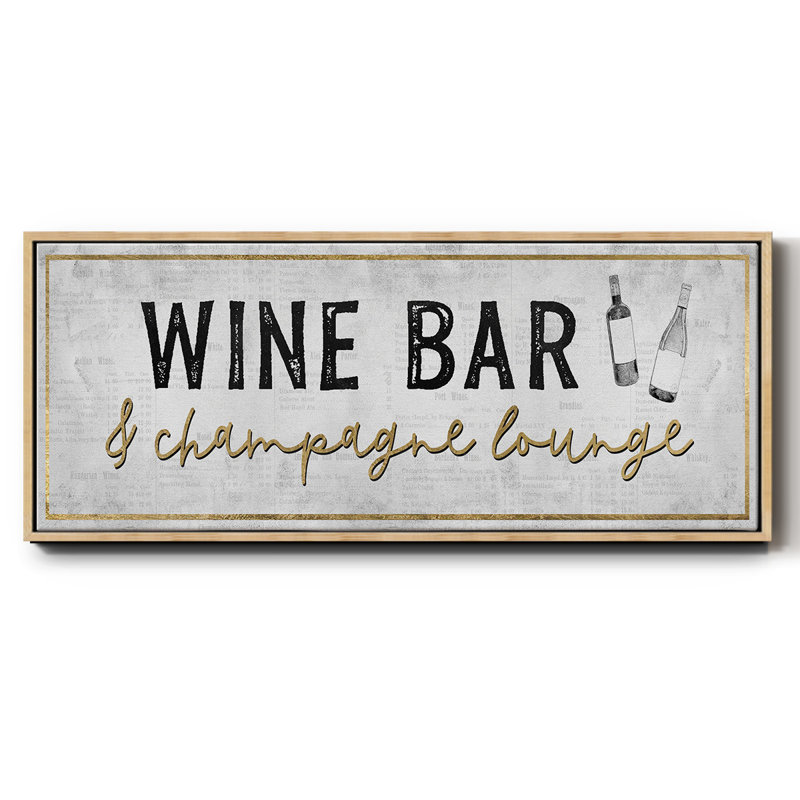 Champagne Lounge- Framed Canvas