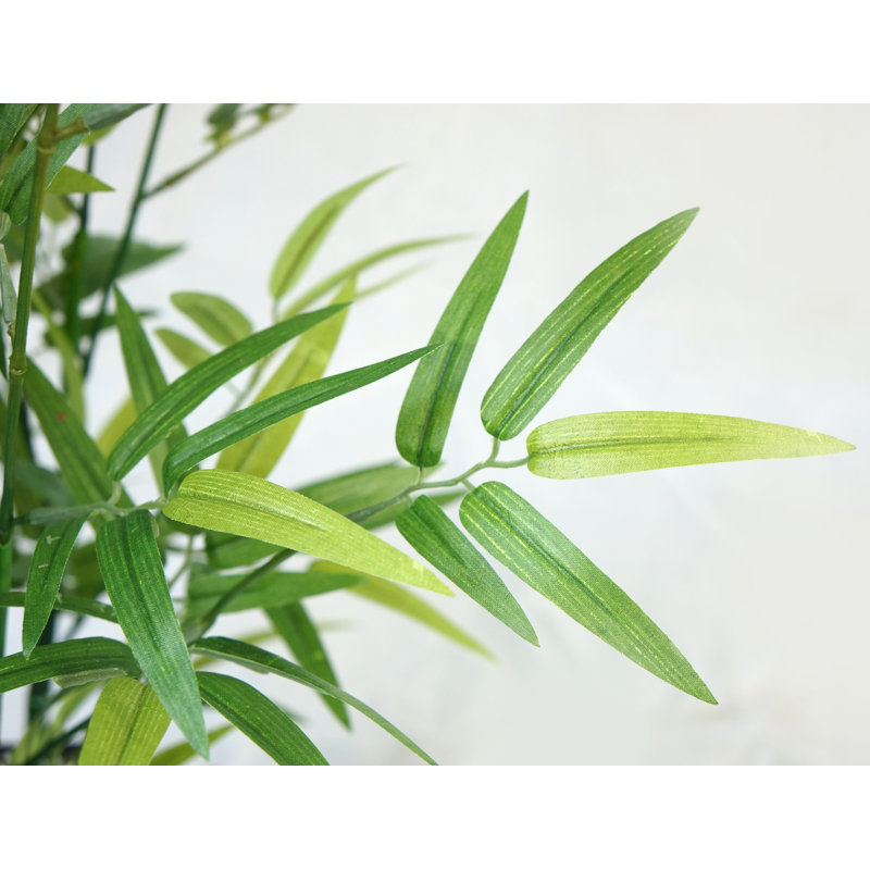 Faux Bamboo Tree in Planter, 29" H x 18" W x 18" D