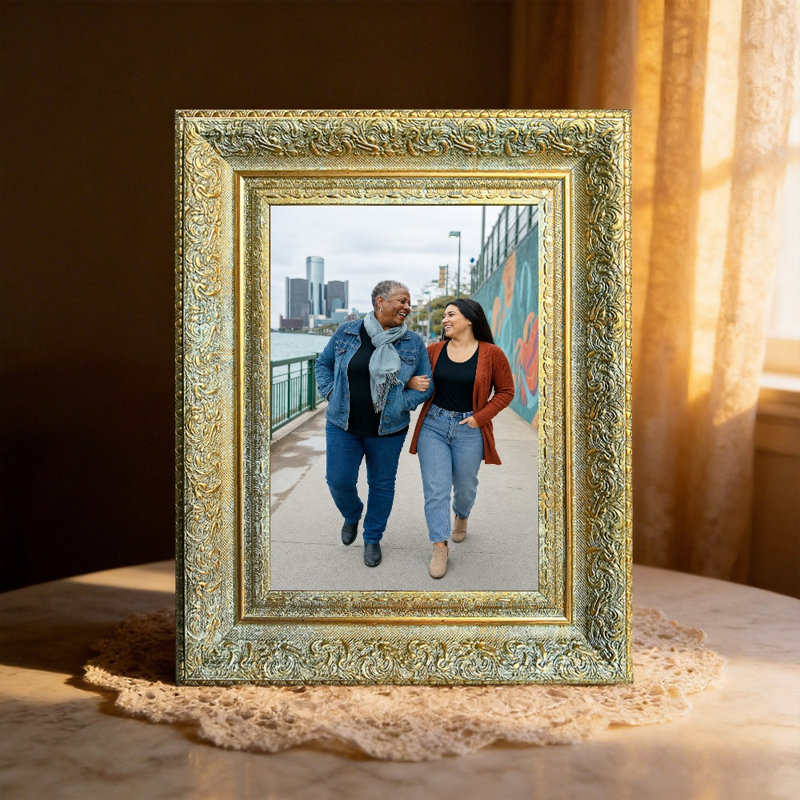 Cadre pour photo 3 pièces 5 "x 7" avec plexiglas