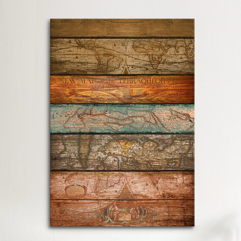 « mapas » par diego trigall, impression, Toile, H 40 po x l 26 po x P 1,5 po