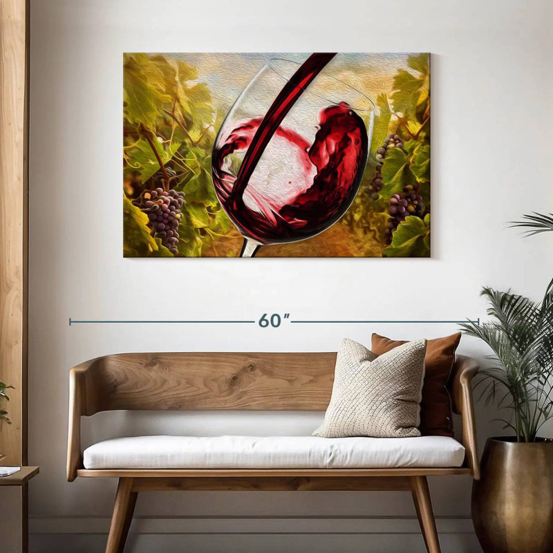 Yarlin Tuscan Vineyard, 30" H x 45" W