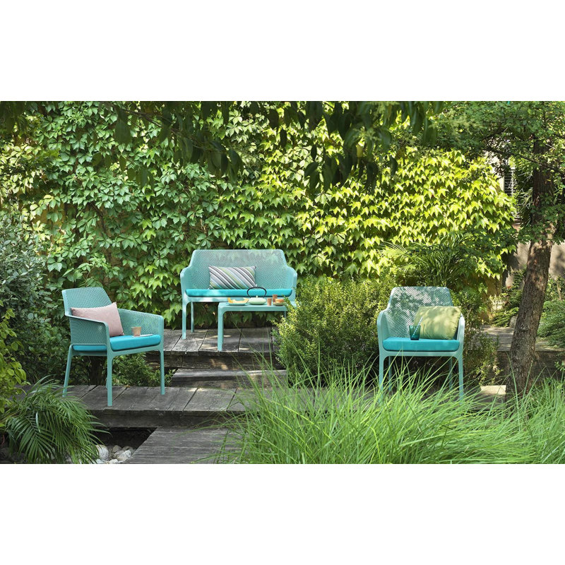 Net Outdoor Lounge Chair, Anthracite