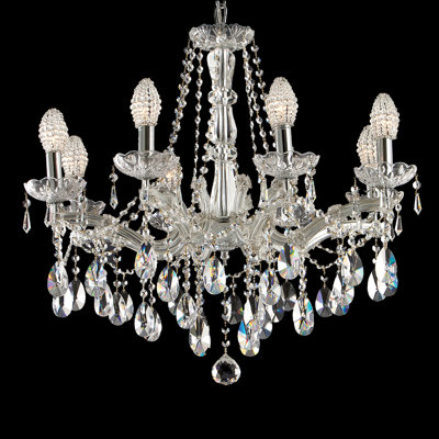 Lustree empire 8 lumières à bougie de style bougie Dewitt