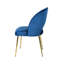 Coupland 49cm H Velvet Upholstered Metal Side Chair-2069149940