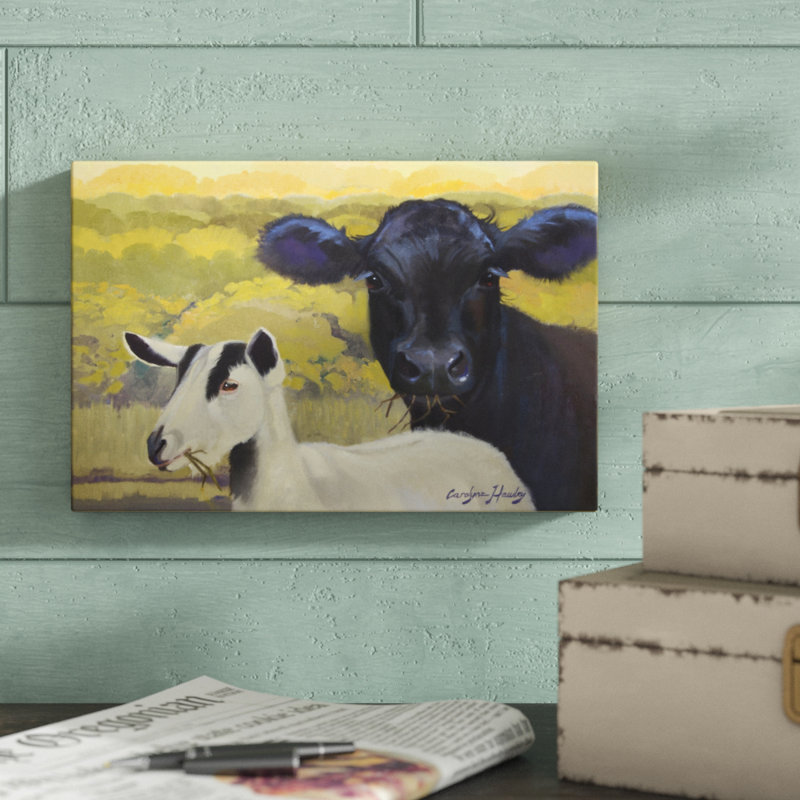 Farm Pals IV by Carolyne Hawley - Wrapped Canvas Painting Print, Wrapped Canvas, 20cm H x 30cm W