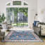 Tapis multicolore à motif floral lavable à la machine Samira Cullen-98837428