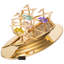 Sculpture pour bateau à mayflower crystal garniture cloutée-35981338