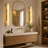 Ephraim 35.8" LED Wallchiere Dimmable Wall Sconce with Alabaster Shade-1978533747