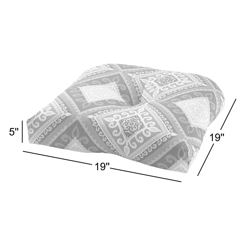Coussin de siège espagnol pour l'extérieur, Rouge