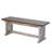 Camie 4Pc Corner Breakfast Nook Set, Grey Brown Dining Table And Bench