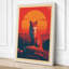 Fox at Dawn Boho - Wrapped Canvas-83955869-83955870