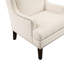 Fauteuil d'appoint de salon, siège beige, coussin en mousse, coussin de siège rembourré beige à dossier clouté, garniture, sièges modernes-549882385