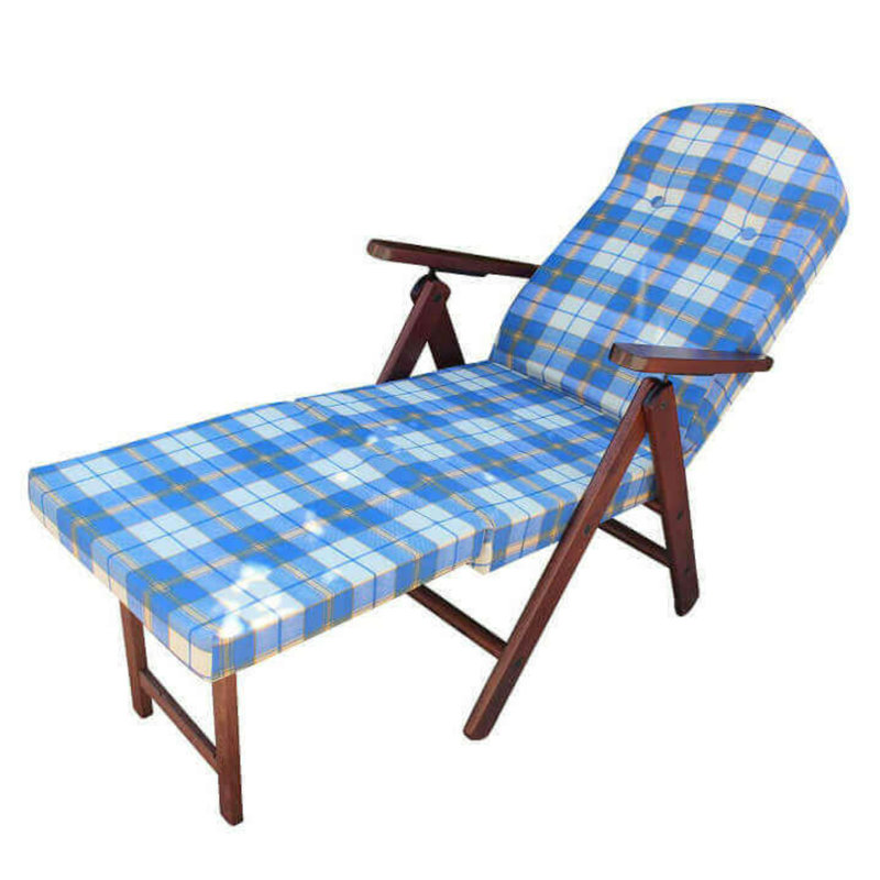 Fluker Reclining Beach Chair with Cushion
