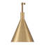 Pharos 1-Light Adjustable Wall Sconce in Noble Brass by Breegan Jane