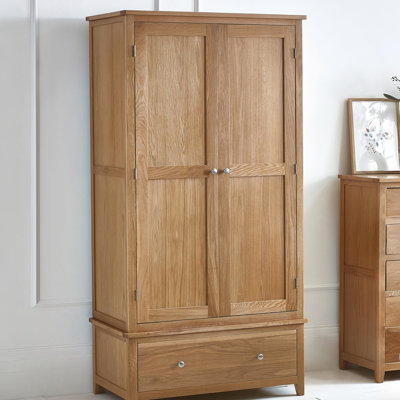 Herberts 2 Door Solid Wood Wardrobe